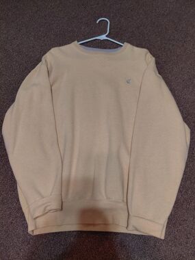 Men's Crewneck Sweatshirt in Pale Yellow